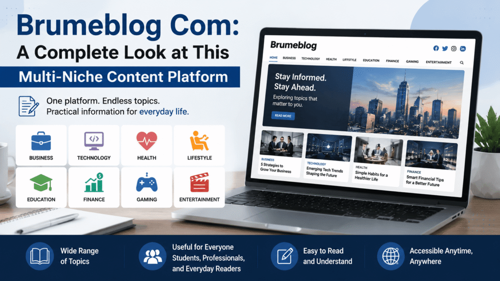 Brumeblog Com: A Complete Look at This Multi-Niche Content Platform brumeblog com