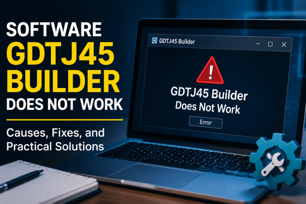 software gdtj45 builder does not work
