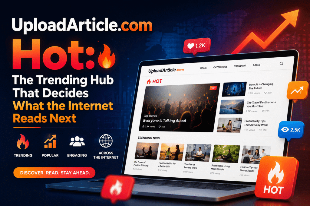 UploadArticle.com Hot: The Trending Hub That Decides What the Internet Reads Next UploadArticle.com Hot