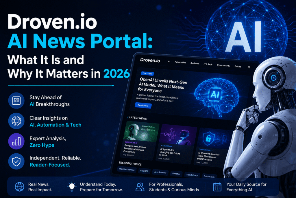 Droven.io AI News Portal: What It Is and Why It Matters in 2026 Droven.io AI News Portal