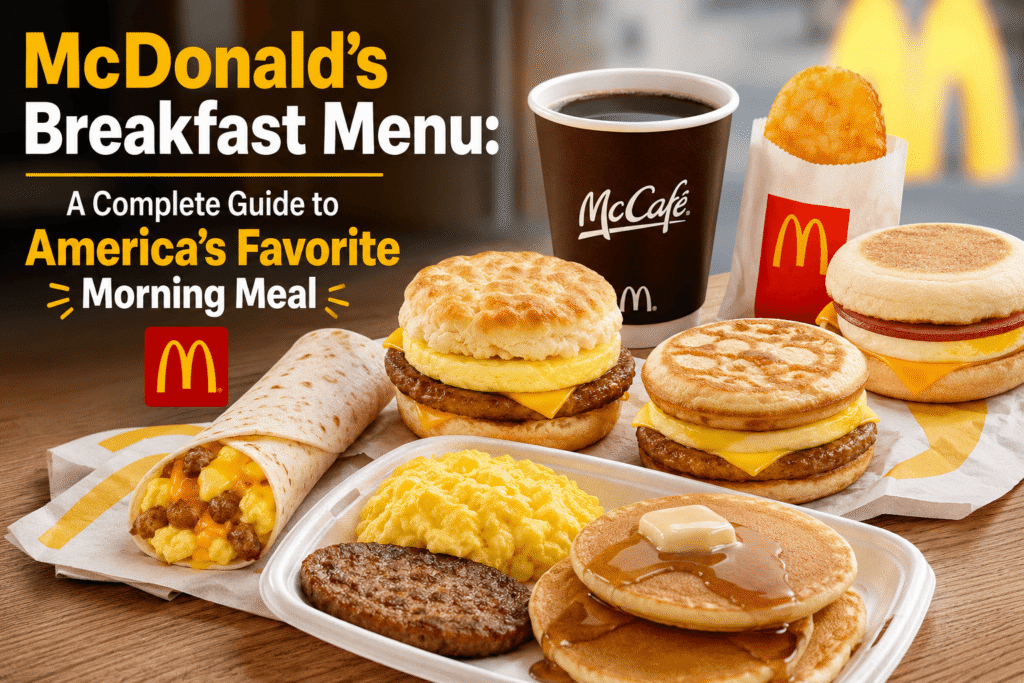 McDonald’s Breakfast Menu: A Complete Guide to America’s Favorite Morning Meal McDonald's Breakfast Menu