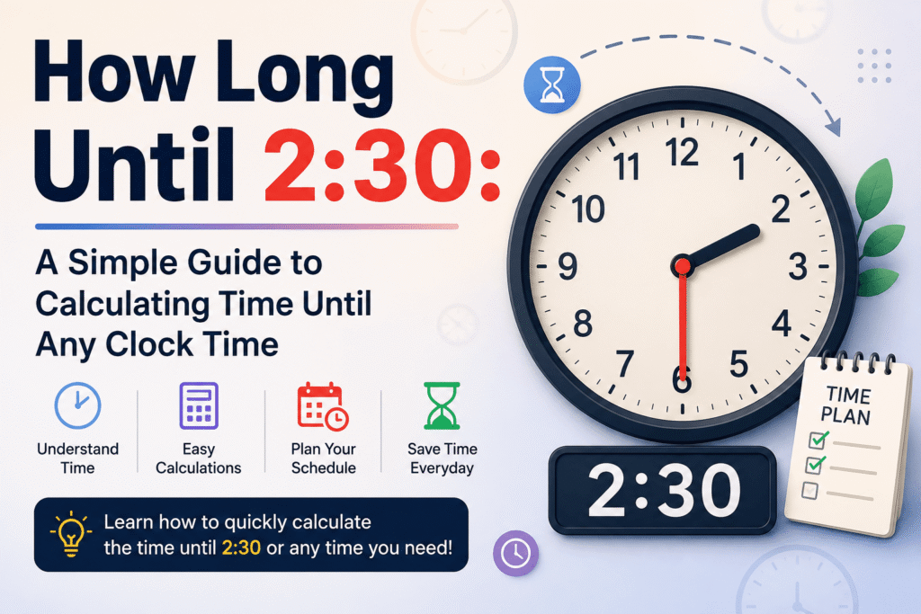 how long until 2:30