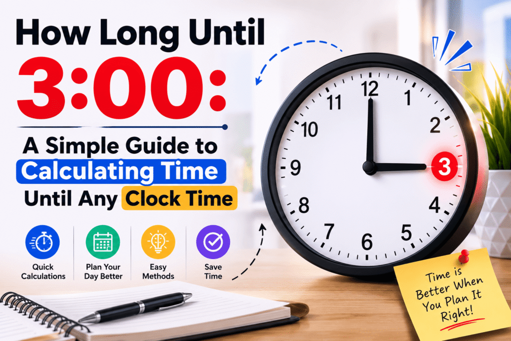 How Long Until 3:00: A Simple Guide to Calculating Time Until Any Clock Time How Long Until 3:00