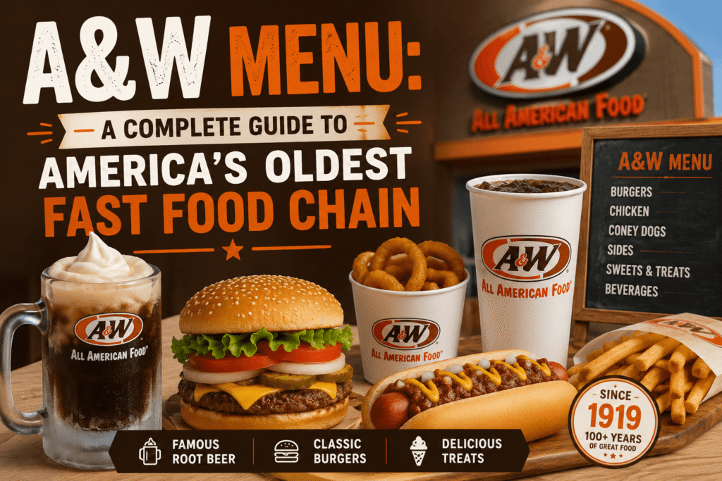 a&w menu
