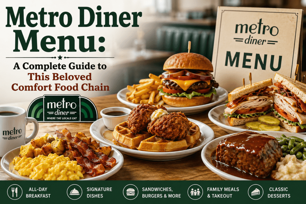 metro diner menu