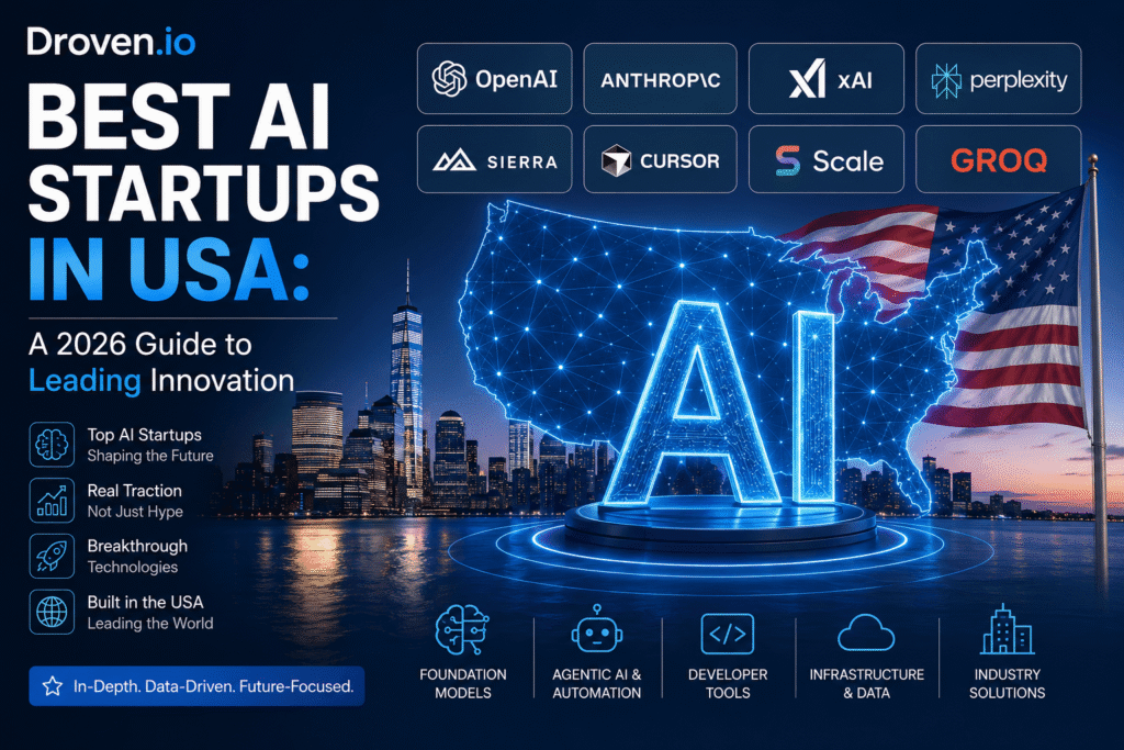 Droven.io Best AI Startups in USA: A 2026 Guide to Leading Innovation droven.io best ai startups in usa
